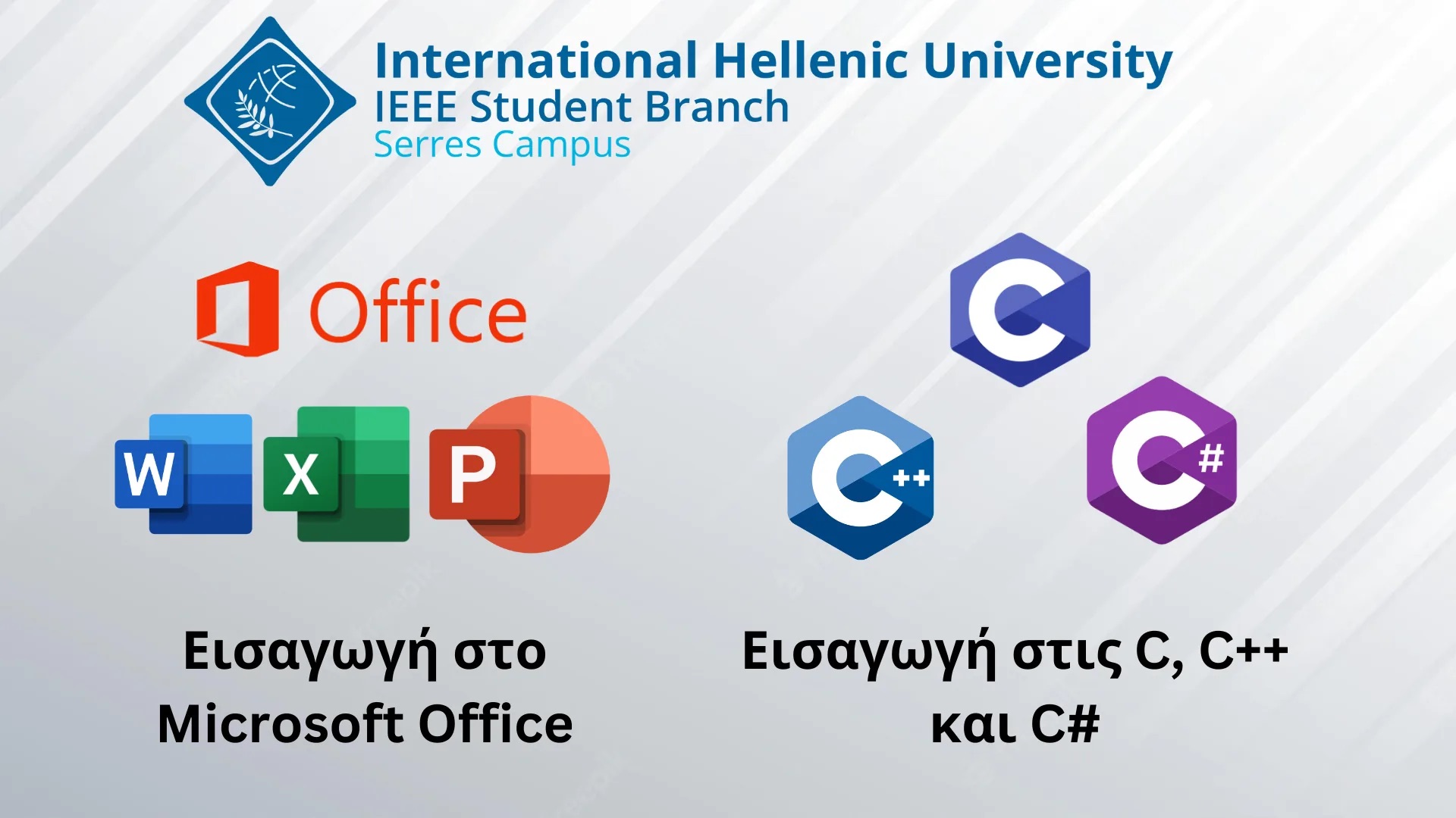Programming and Microsoft Office Workshops